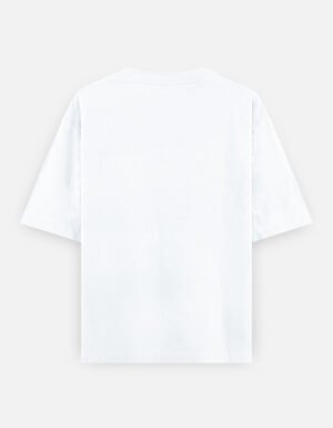 img_d333f348882951.jpg SNAYKE White Graphic Oversized T-Shirt for Men – Minimal Music Art Streetwear Tee