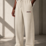 SNAYKE Essential Wide Leg Sweatpants for Men | Premium Relaxed Fit Fleece Joggers